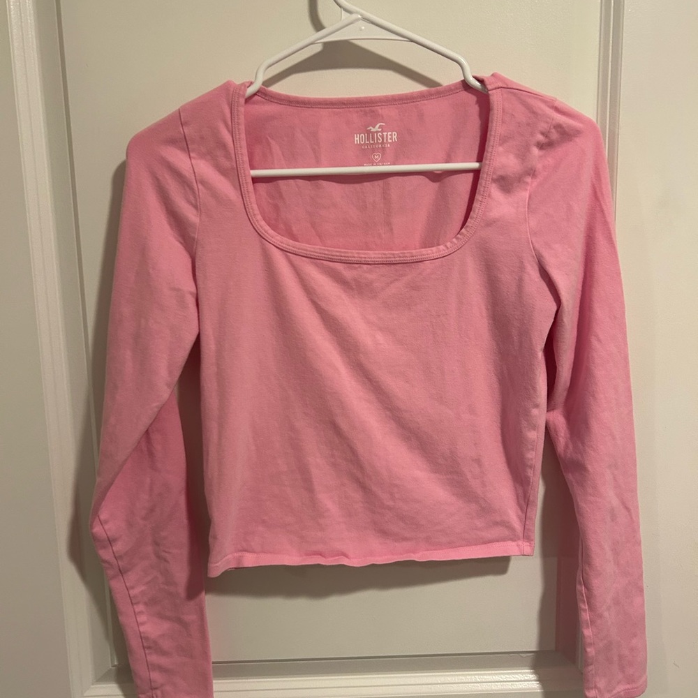 Hollister Women's Blush Pink Long Sleeve